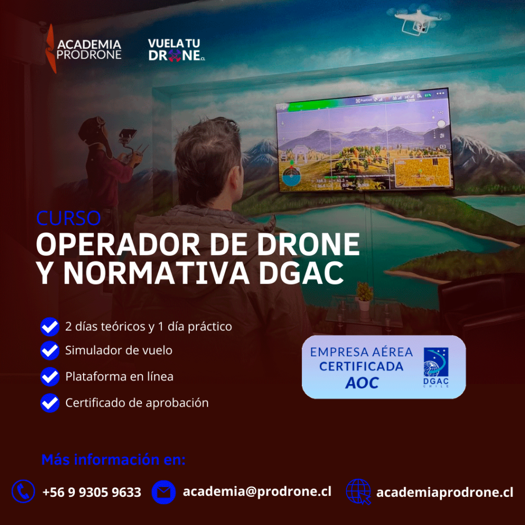 Curso de drones chile 2024