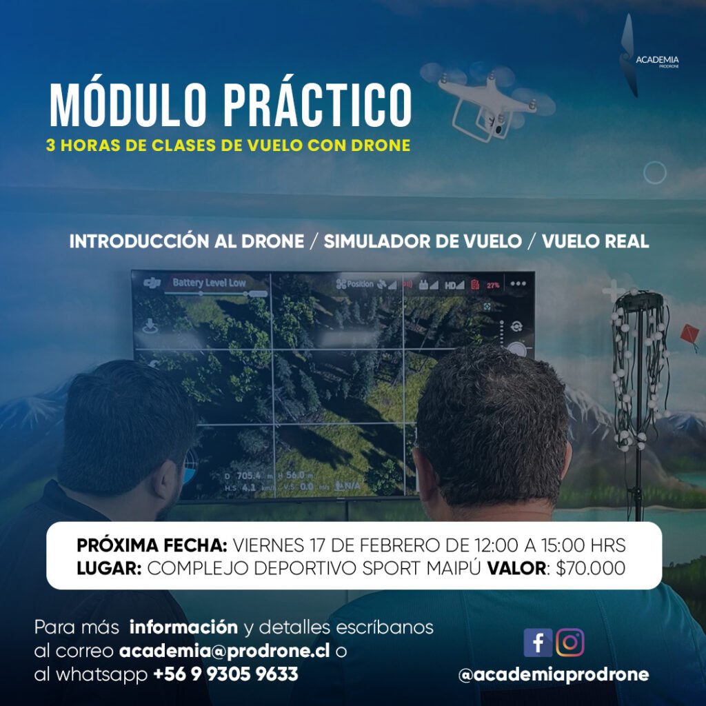 MODULO PRACTICO DRONE CLASE CURSO
