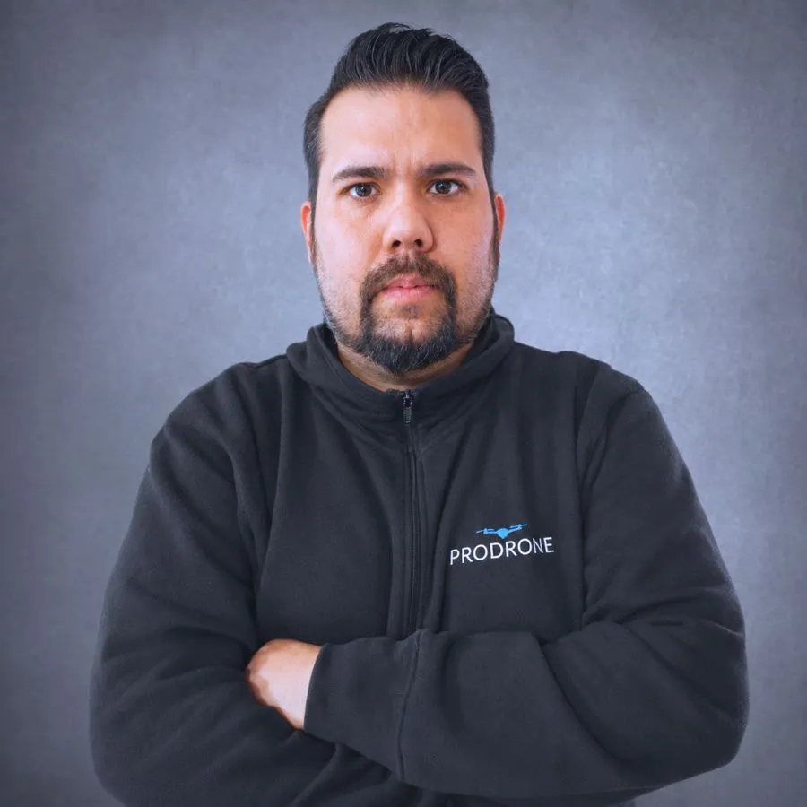 Instructores cursos de drone Academia Prodrone 5 Javier Gomez, jefe técnico de drones en PRODRONE